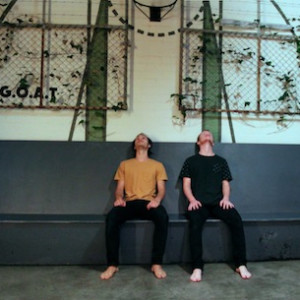 Harrison Alexander Elliot and Russell Thorpe in another lying position by Isabella Stone. Photo:  Emma Fishwick.